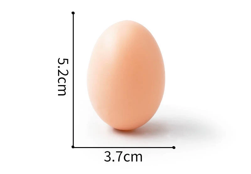 Egg Easter Hen Poultry Hatch Breeding Simulation Fake Plastic Artificial Eggs DIY Painting Egg Easter Party Decor 6/12PCS artificial egg decoration