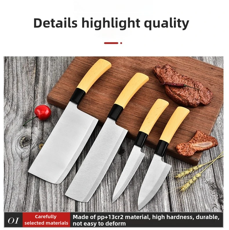 Description Picture 4 of itemKitchen Cleaver Forged Japanese Chef Knife Sushi Cutting Santoku Knife Cooking Cutter Tools Meat Slicing Boning Knife