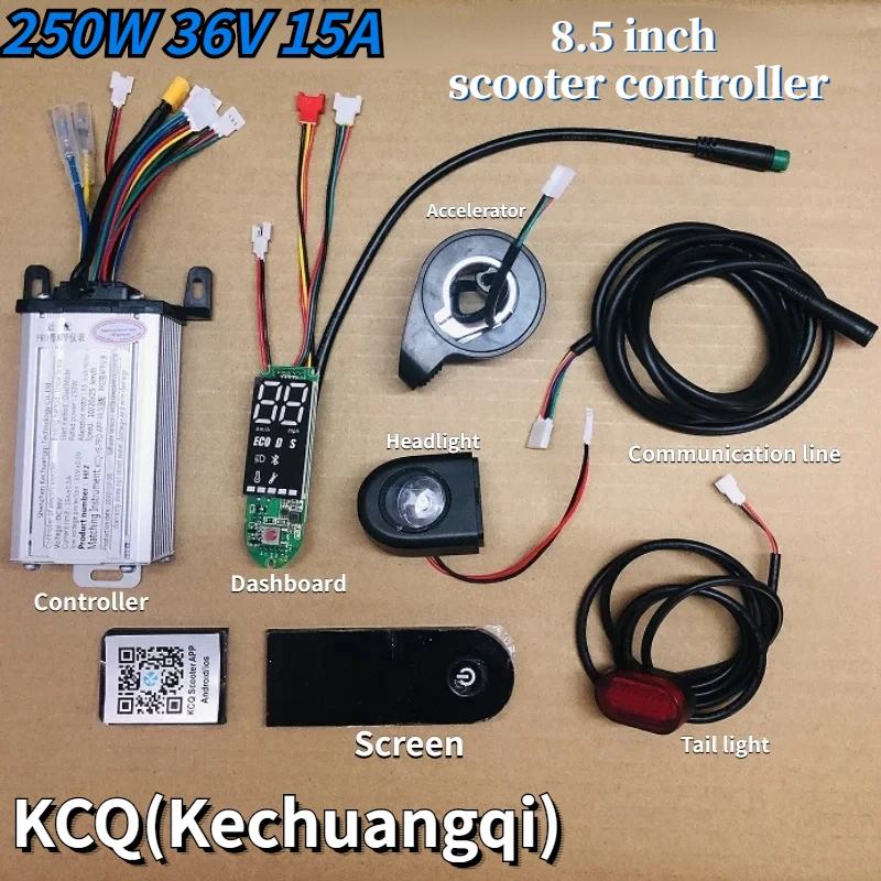 

8.5 Inch Scooters Controller 250W 36V 15A Board Matherboard Brakes Displays X-Play FOSTON DIGMA Scooter Max Speed 30 Km/h