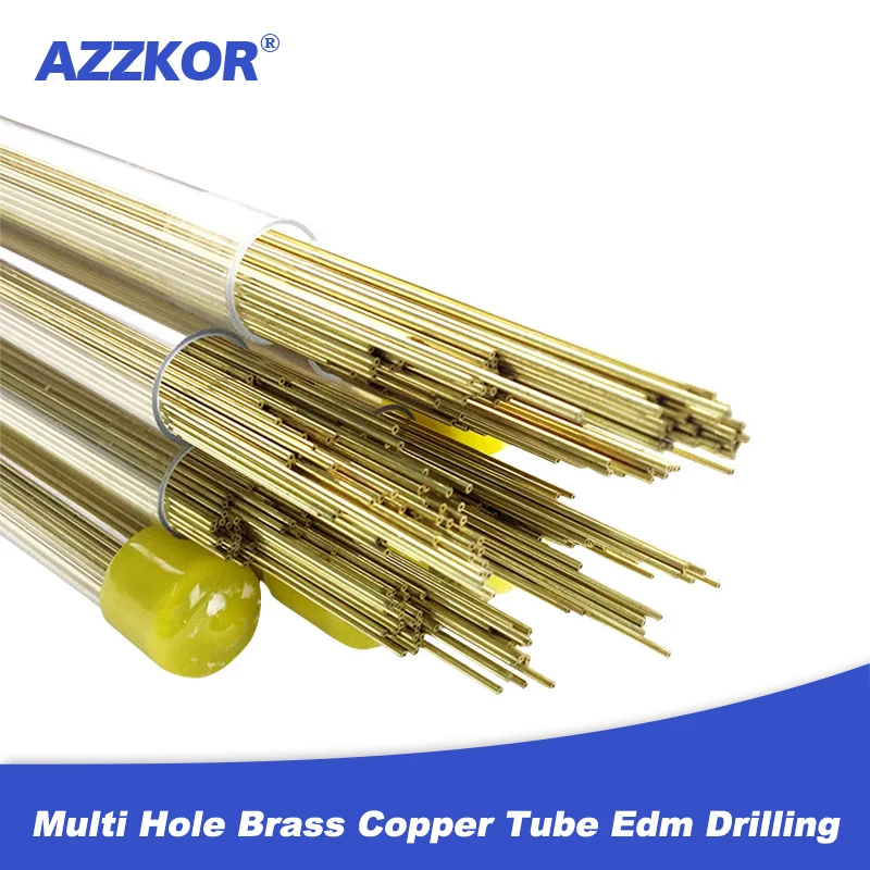 Brass Tubes Multi Hole For Edm Drilling Machine Wire Cutting Accessories Slow Running Electrode Consumables Piercing