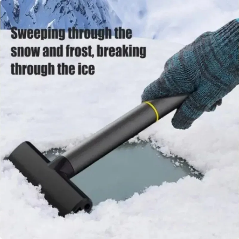 TPU Winter Snow Brush Shovel Tool Car Ice Scraper Windshield Snow Removal Shovel Ice Breaker Remover Cleaning Glass Brush