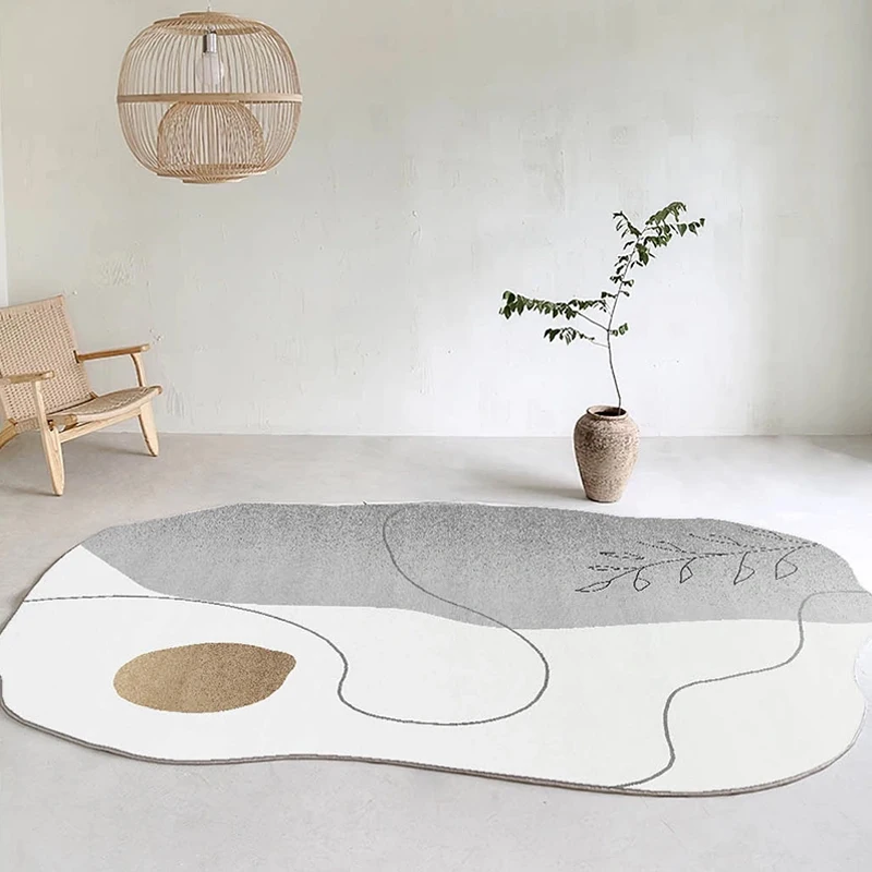Carpet for Living Room Irregular Shape Large Area Bedroom Fluffy Rug Home Decoration Modern Abstract Cloakroom Mats ковер 러그