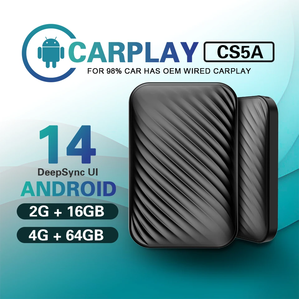 ARVALOLET Adaptateur De Voiture Android Sans Fil Carplay