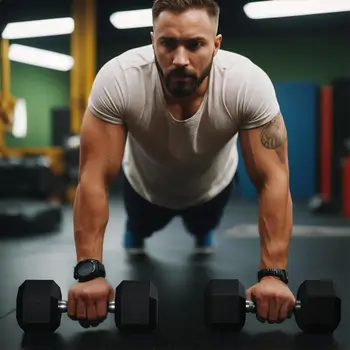 Dumbbells Set Rubber Coated Hex Hand Weights Exercise & Fitness for Home Gym Workouts Strength Training Equipment 3
