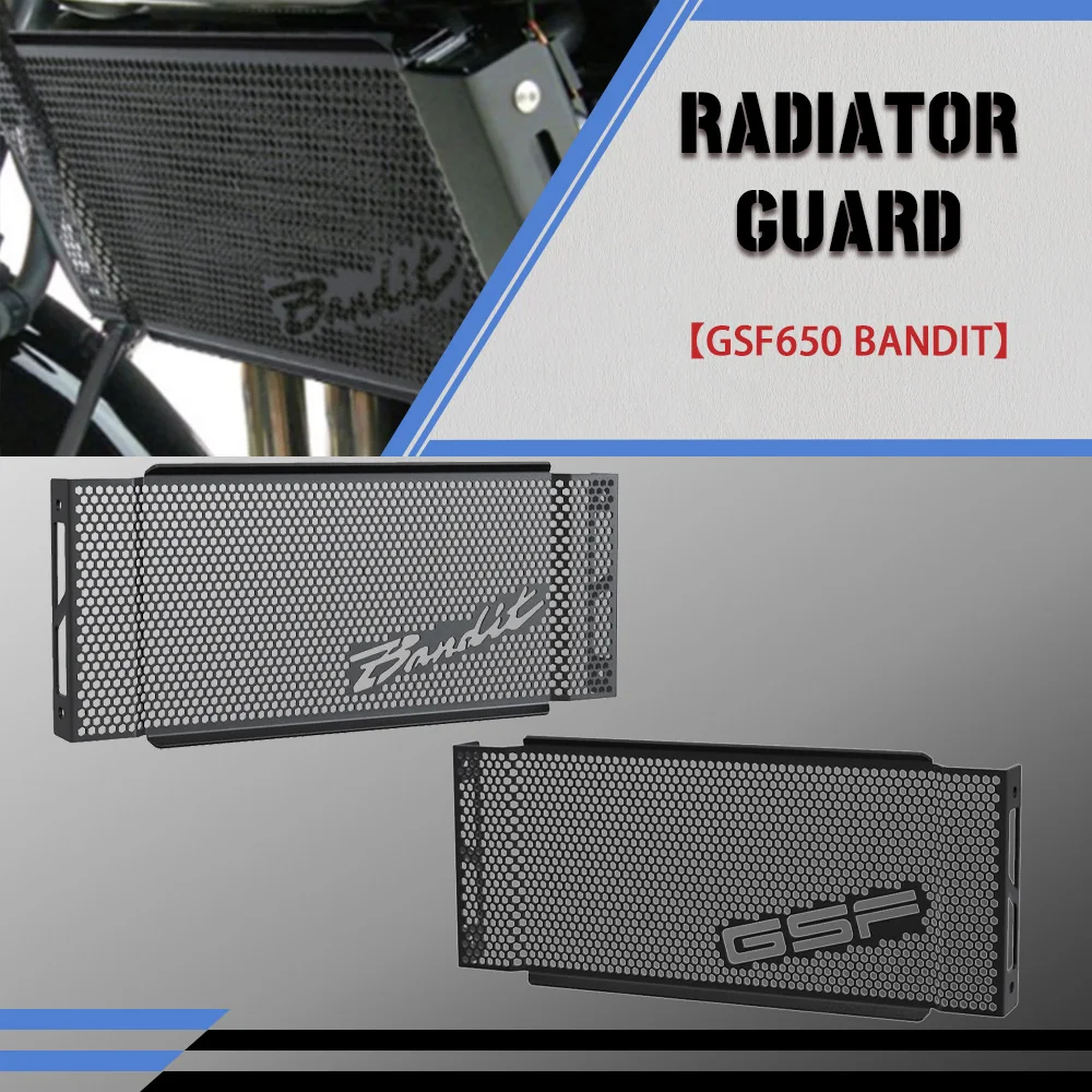 

Motorcycle Oil Cooler Guard Radiator Grille Guard Cover Protection FOR SUZUKI GSF650 GSF650S Bandit GSF 650 S BANDIT 2007-2014