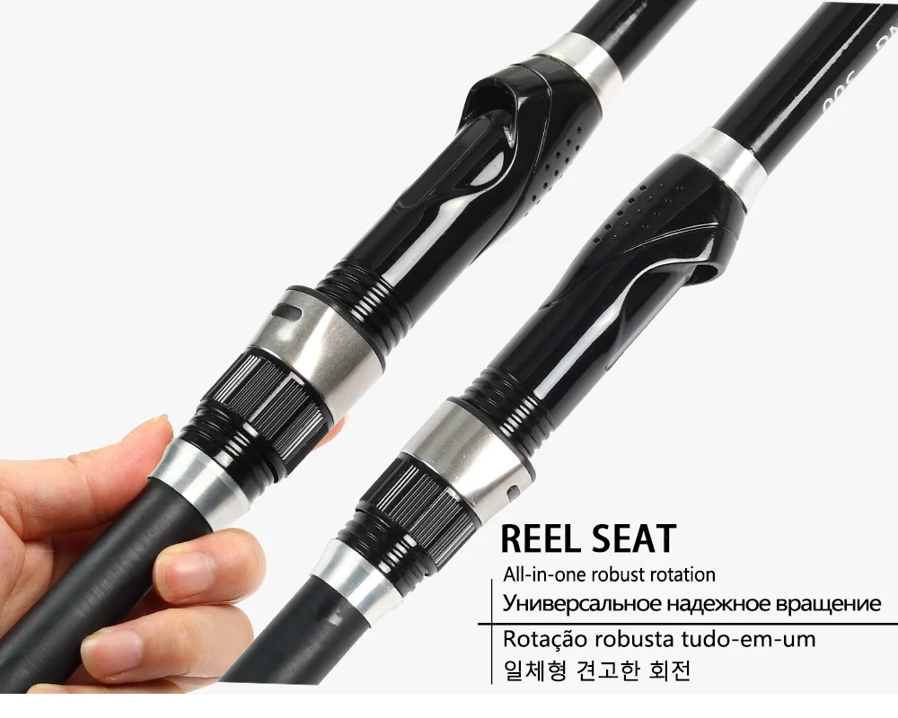 BAKAWA Spinning FRP Fishing Rod Feeder Surf Rock 1.5M 1.8M 2.1M 2.4M 2.7M 3.0M Telescopic Ultralight Portable Sea Travel