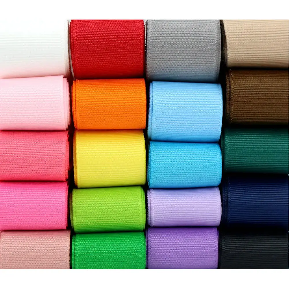 Grosgrain Ribbon 10 Meters Grosgrain Ribbon Solid Fabric Gift Wrapping Wedding Bows Decoration Hair Sewing Supplies DIY Crafts Accessories