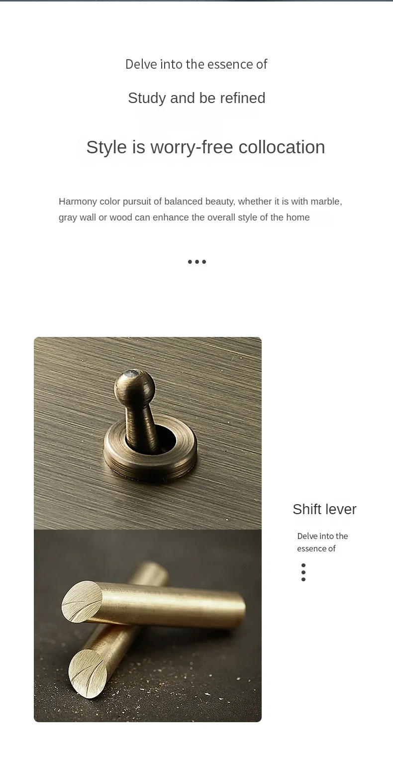 retro metal lever light switch brushed bronze finish