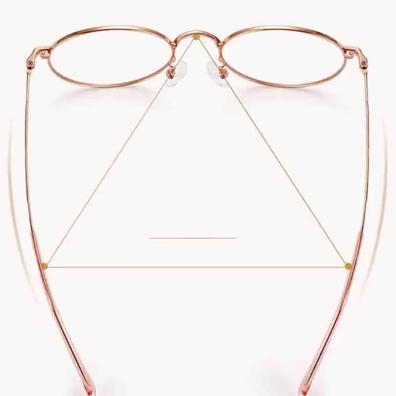 Flat Mirror Glasses Trendy Titanium Alloy Glasses Myopia Glasses Fashion For Travel Party Cycling