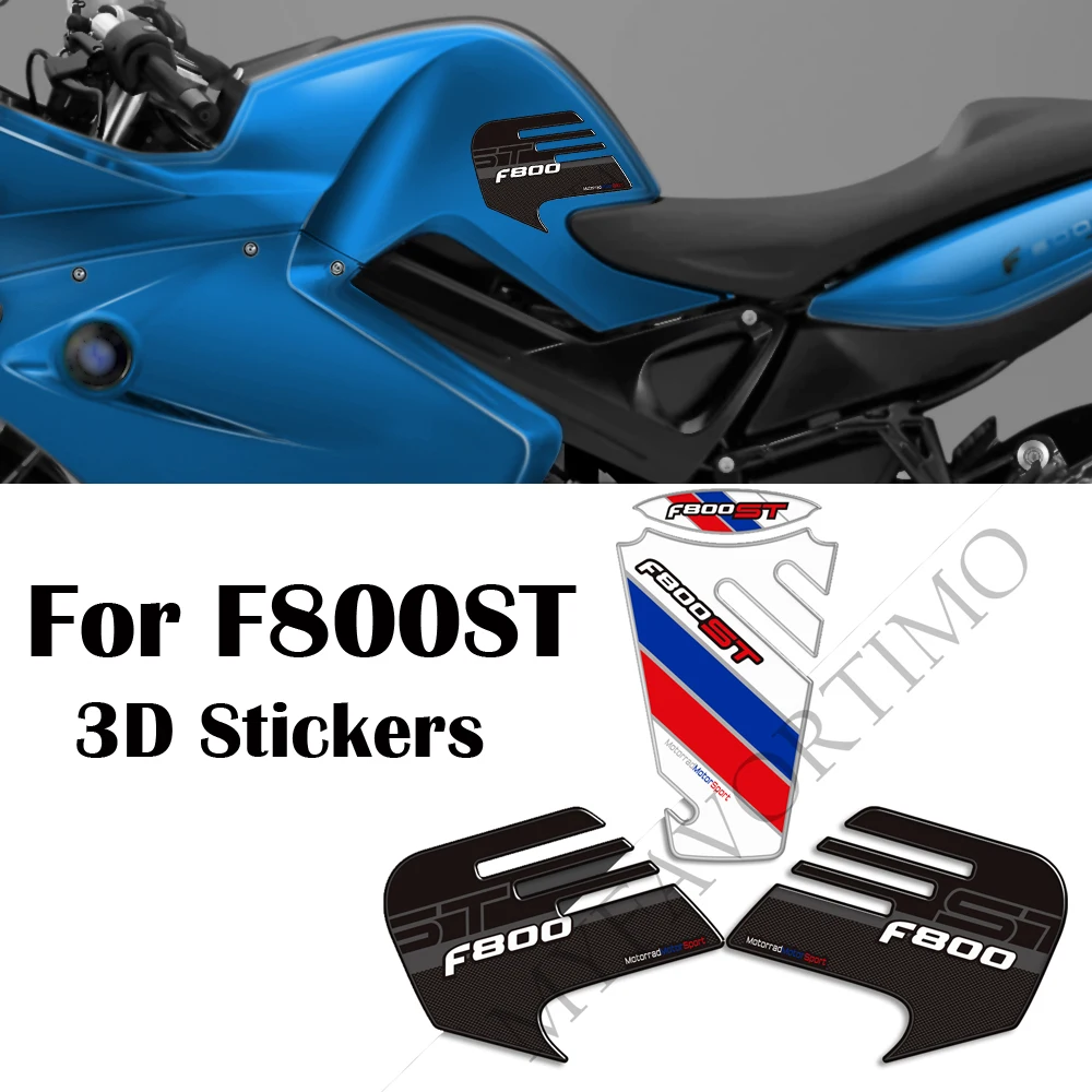 

Motorcycle Tank Pad TankPad Grips Stickers Decals Protection Protector Gas Fuel Oil Kit Knee For BMW F800ST F800 F 800 S ST