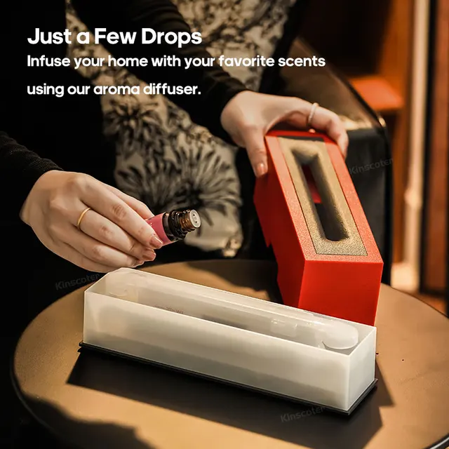 KINSCOTER Creative Simulation Flame Aroma Diffuser 5
