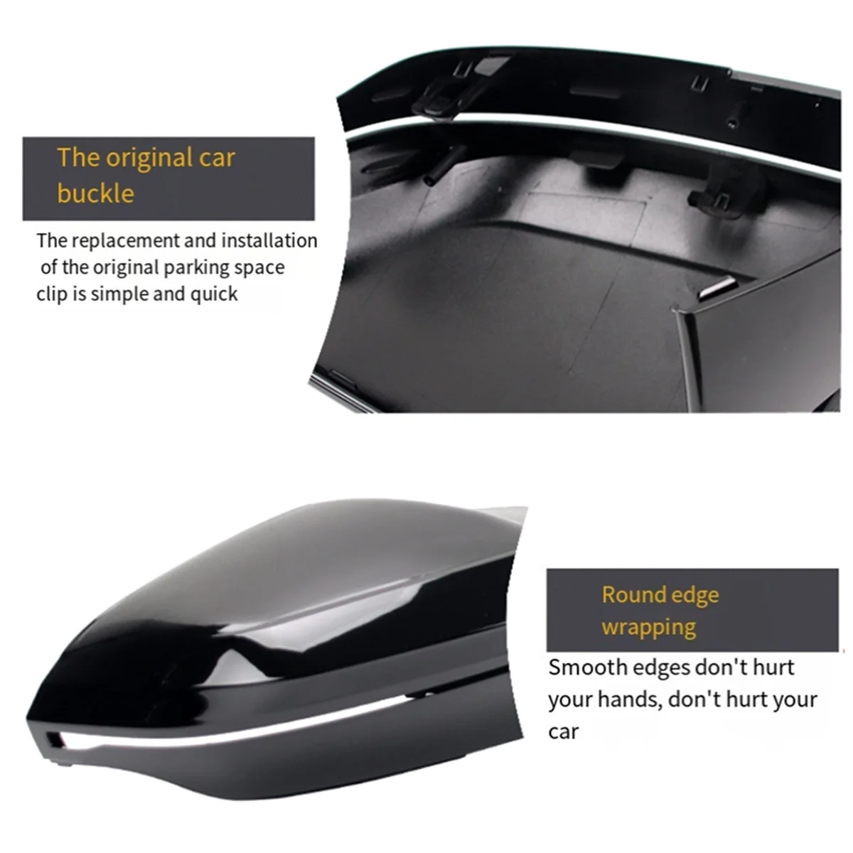 Spiegelkappen Für BMW 5er G60 G61 - Seitenspiegel Abdeckung, Links & Rechts, OEM-Passend