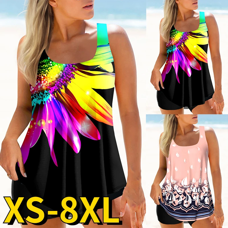 Summer Women Loose Size Monokini Swimwear Swimsuit Bikini Set Bathing