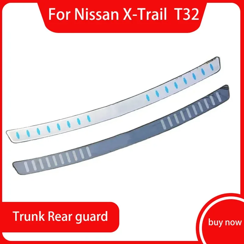 

Для Nissan X-Trail X Trail T32 2014- 2021 задний Стайлинг из нержавеющей стали защита заднего бампера порог багажника протектор пластина отделка
