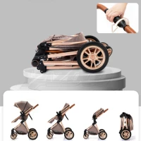 Poussette bébé 3 en 1, poussette à quatre roues, voiture bébé 2 en 1, poussettes légères, poussettes multifonctions, landau, poussette 8