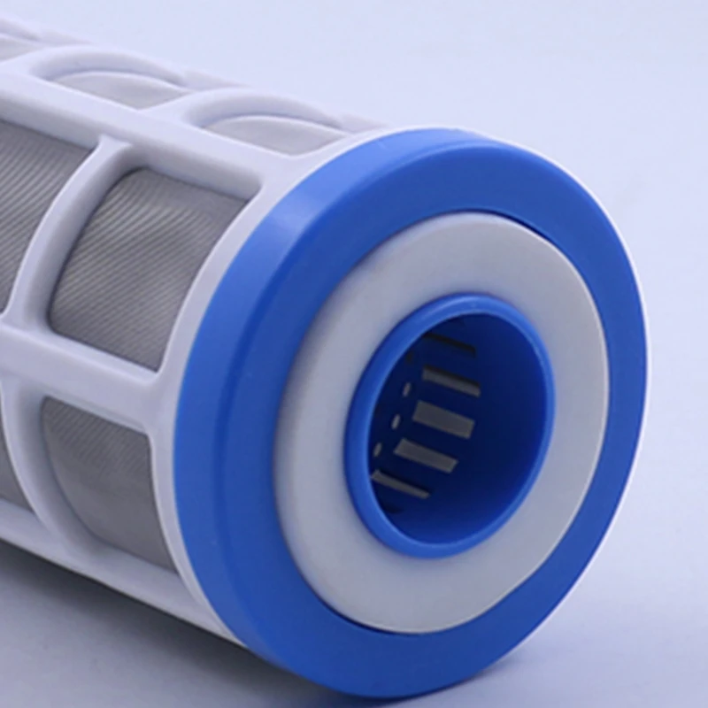 Washable Water Purifier Filter Element 10 Inch Stainless Steel Mesh Filter Cartridges Accuracy 40 Microns 808F