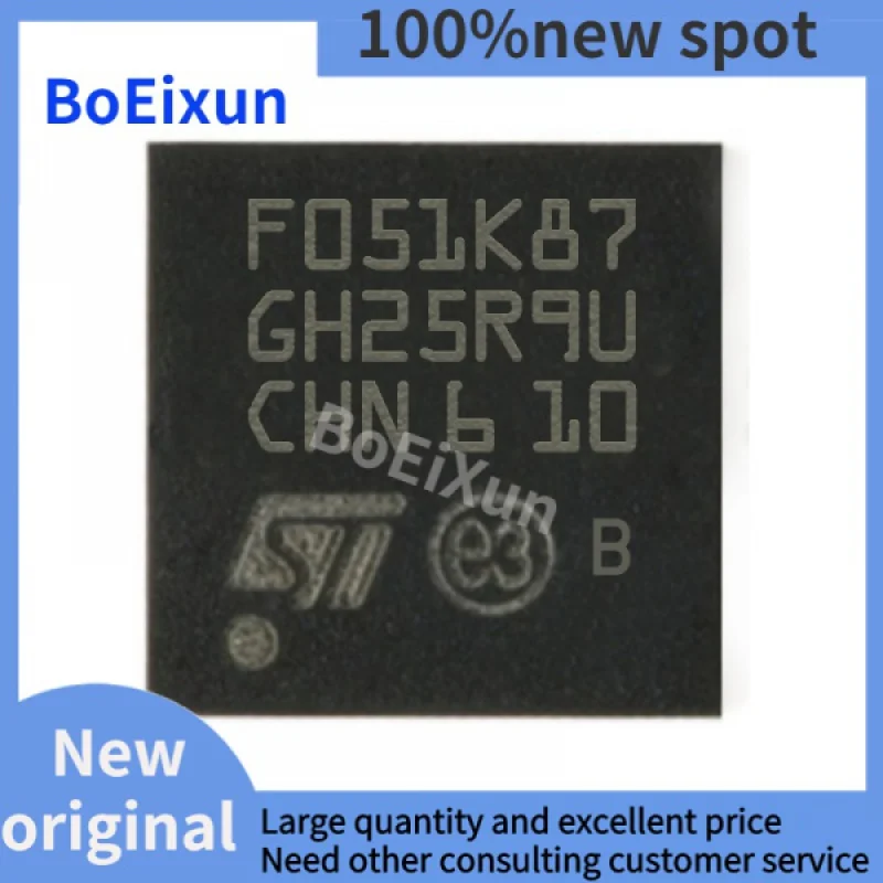

1~100PCS STM32F051K8U6 QFPN-32 32F051K8U6 MCU Microcontroller Chip IC Integrated Circuit Brand New Original Free Shipping