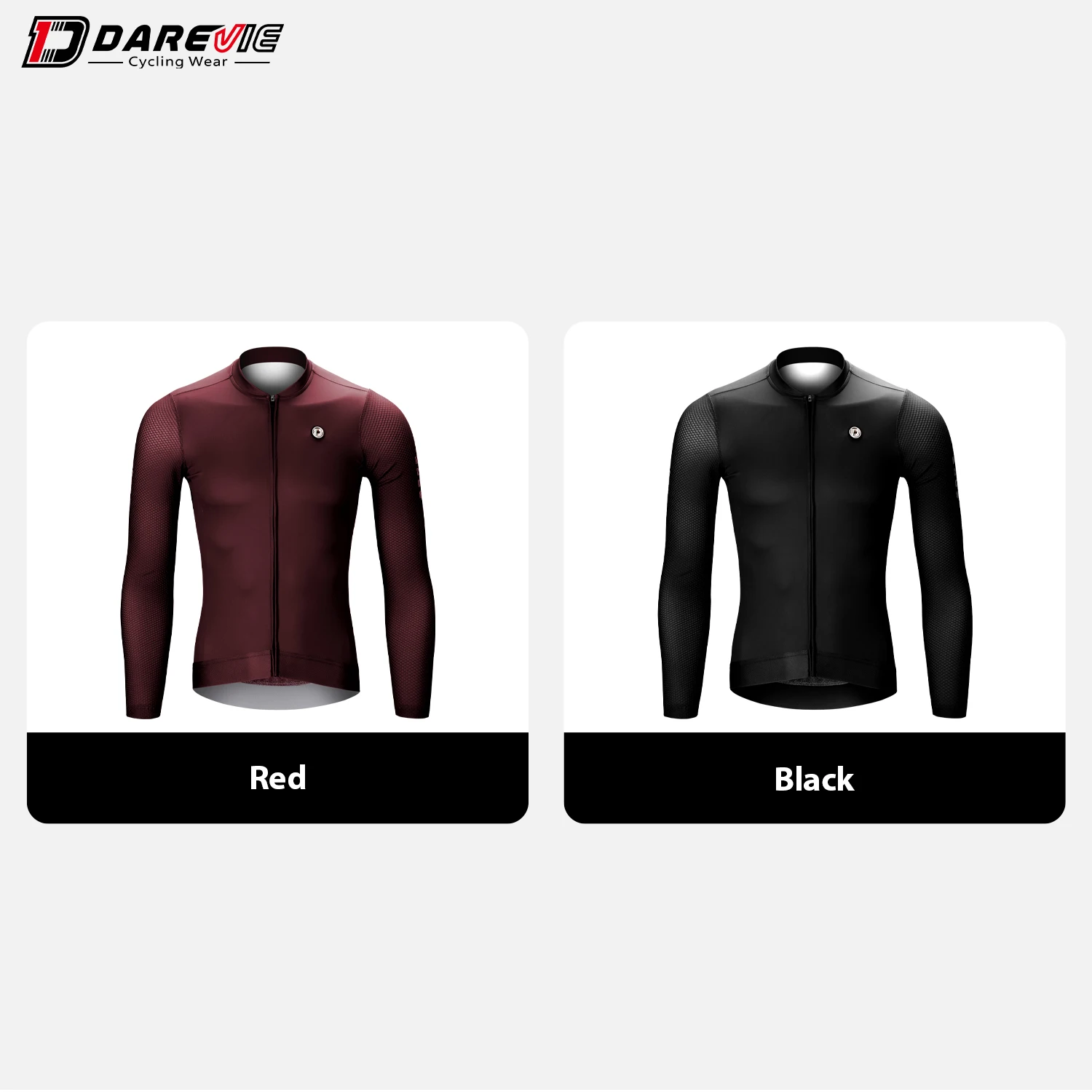 DAREVIE Man Cycling Jersey 2024 Summer Breathable Long Sleeve Men's Cycling Clothing MTB Road Anti-UV Men's Cycling Shirt