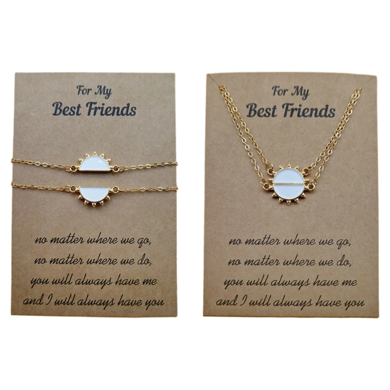 Collar de la amistad con el sol, pulsera de la amistad con el mejor amigo, de la suerte para pareja, | - AliExpress