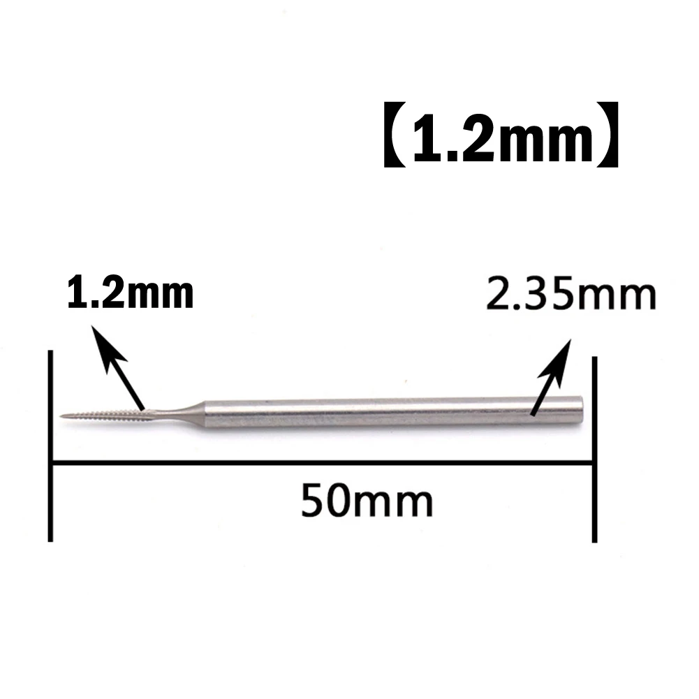 1pc Tungsten Steel Grinding Head Engraving Knife 2.35mm Shank Milling Cutter Burrs For Wood Bone Olive Nuclear Carving Tools