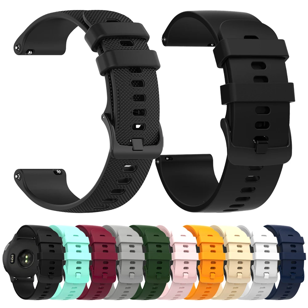 Silicone Replacement Strap for Garmin Smartwatches - Multiple Sizes Available