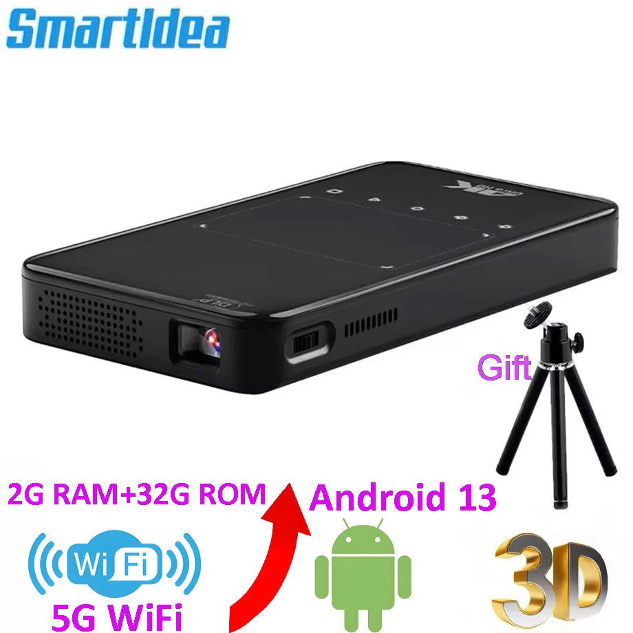 Smartldea新型ミニプロジェクター ポータブル スマート Android Smartldea新型ミニプロジェクター ポータブル スマート Android