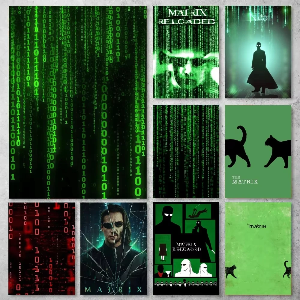 The Matrix Movie Poster Gallery Print: How This Wall Decal Transformed ...