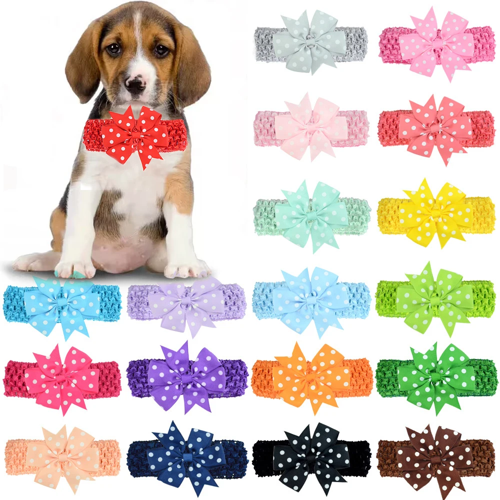 

30 шт., галстуки-бабочки для собак