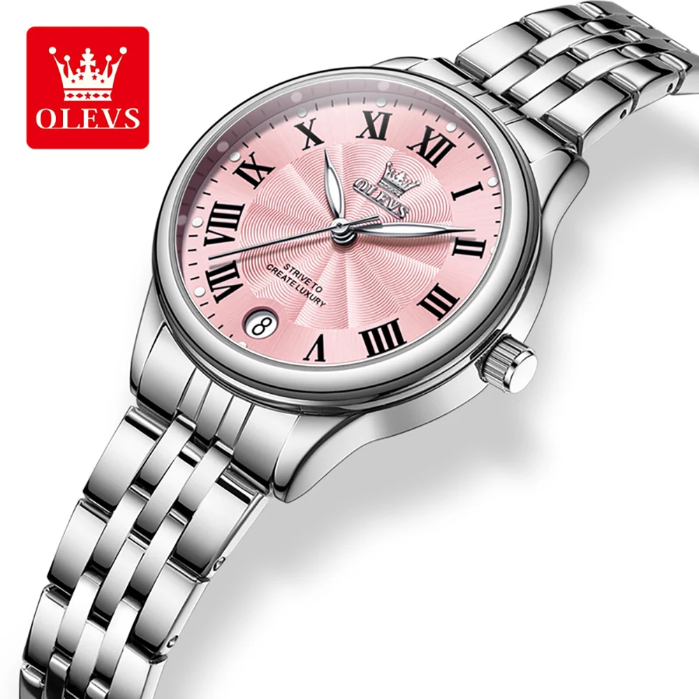 Quartz Watches Stainless Steel Watchstrap Ladies Bracelet Watch for Women OLEVS 5600 Relogio Feminino Waterproof women watches