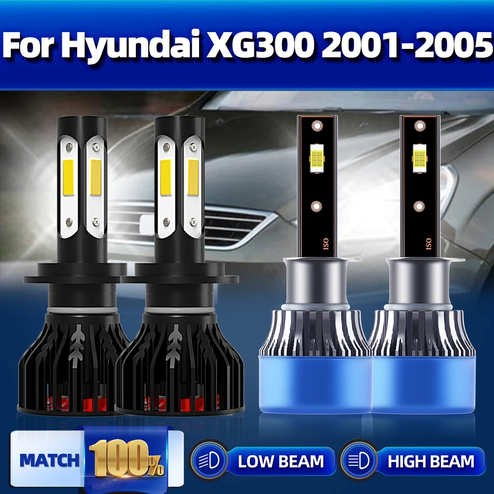 

Светодиодный фары 6000K автомобильные лампы 40000LM супер яркие фары для Hyundai XG300 2001 2002 2003 2004 2005
