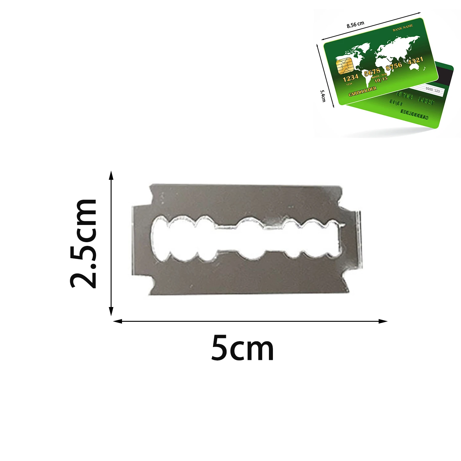 Knife Shape Hair Clip Image 1
