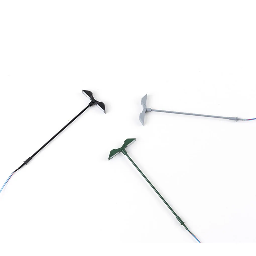 Modello Ferroviario Luce Sabbia Mini Treno Lampione Metallo Lampade A Led Decorazioni