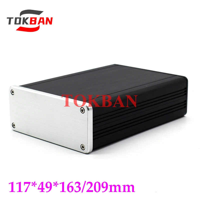 

Tokban Audio 1105C 117*49*163/209mm Aluminum Headphone Amplifier Chassis Enclosure DIy Power Amplifier Case Shell