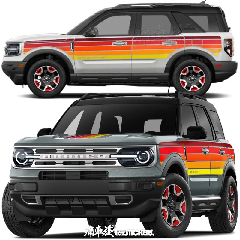 

Автомобильная наклейка для Ford Bronco Sport, модификация, индивидуальная Настройка, виниловые наклейки, пленка, аксессуары