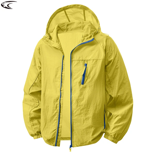 LNGXO Women's Men's Sun Protective Jackets Camping Mountaineering Hiking Outdoor Sports Windbreaker Summer Lightweight Coat 1