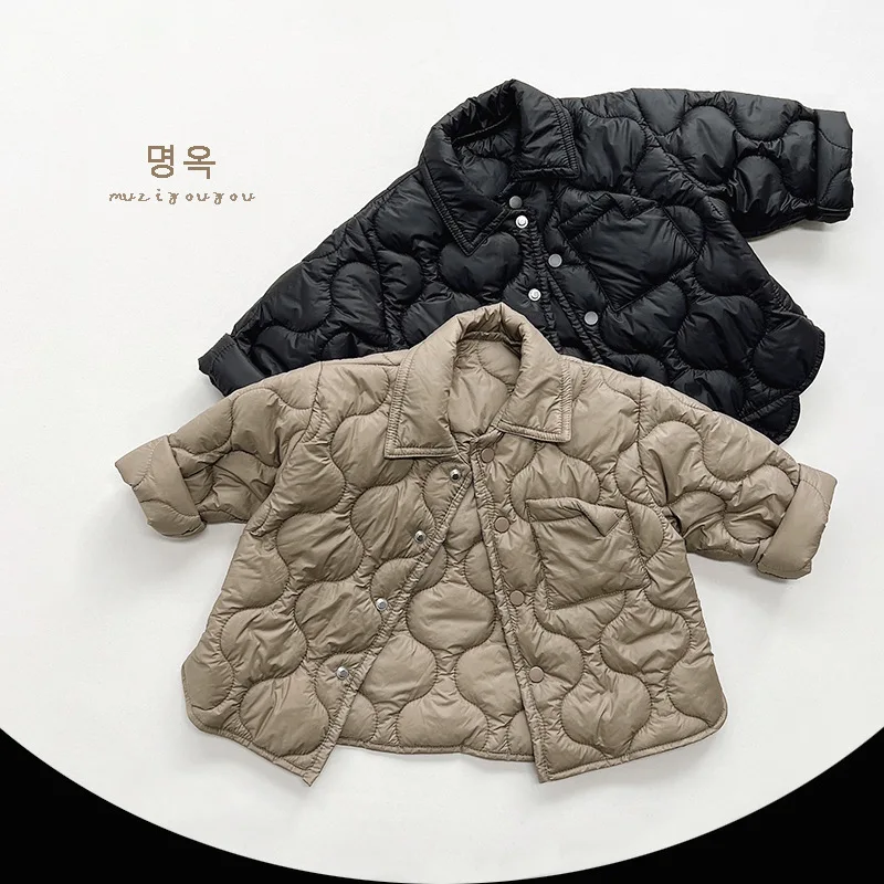 

Children's Padded Jackets Winter Top Clothes for Girls Boys 2024 Korean Kids Padding Coat Infants New Outerwear from 12M-7Y
