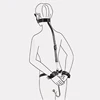 Handcuffs Anal Hook Stainless Steel Sex Collar Gag Adult Game Fetish Bdsm Bondage Restraints Kit Butt Plug Sex Toy For Woman Men 1