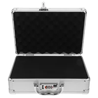 Suitcase Maintenance Tool Tools Heavy Duty Toolbox Vehicle Electrician Carry-out Metal Briefcase Portable 1