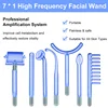 7in1 High Frequency Electrode Wand Machine Skin Tightening Acne Spot Wrinkles Remover Beauty Therapy Facial Care（ No Handle） 1