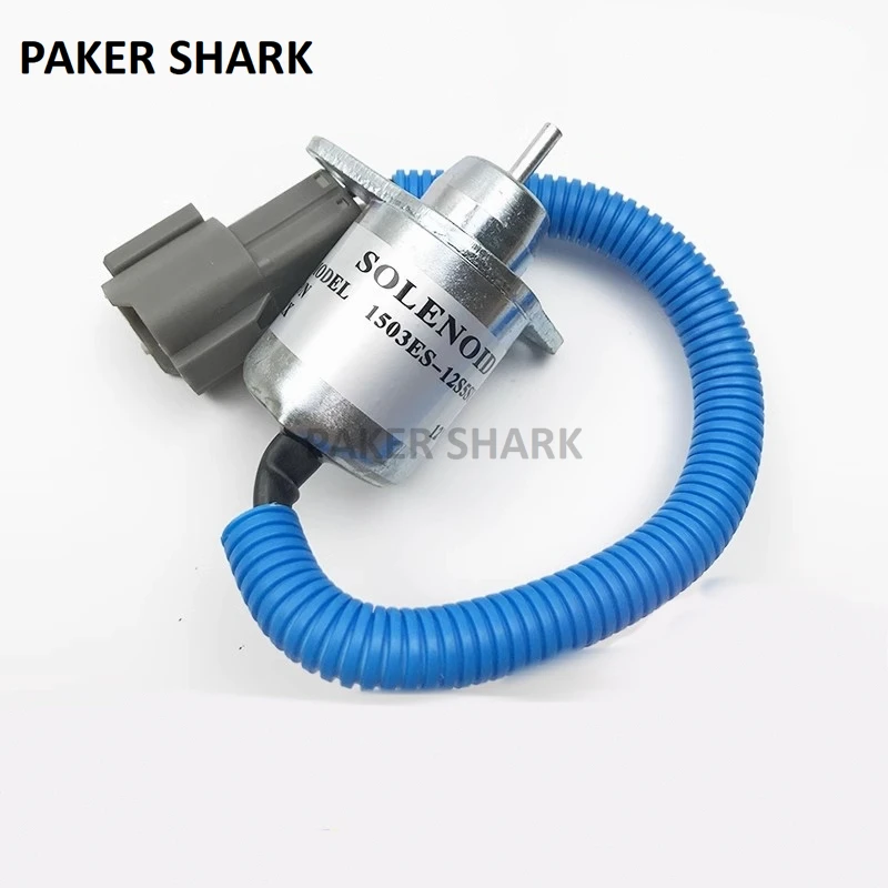 

For 4TNV94 4TNV98 engine 12v 24v solenoid valve shut off switch DH60 R60 SWE50 SWE60 SWE70 XE60 Excavator spare parts