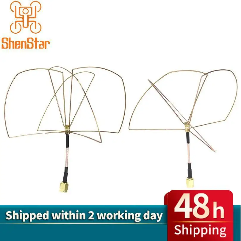 Antenne FPV 1.2GHz 3/4 Feuilles SMA Mâle pour Drone Course