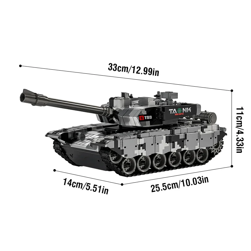 Rc Tank 13Ch Shootting Function Remote Control Tank Crawler Battle Toy Car Tactical Model Electronic Toys for Boys Children