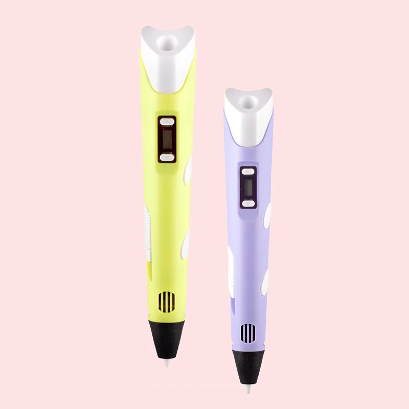 3D Printing Pen DIY Drawing Pen With PLA Filament Toys Safe LCD Screen Compatible for Children Kids Christmas Birthdy Gift