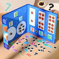 Kids Math Arithmetic Magnetic Digital Decomposition Arithmetic Montessori Games For Baby Early Learning Education Children's Toy