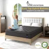 Queen Mattress,14 Inch Hybrid Mattress Black,Euro Top Mattress Medium Firm for Back & Lumbar Support,100 Night Trial, Individual 2