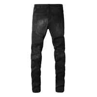 European and American Fashion Street Fashion Patch Jeans High Street Fashion Men Slim Jeans Jeans for Men 2