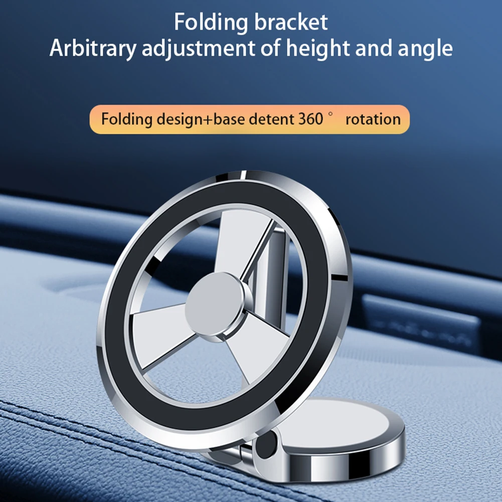 Magnetic Car Phone Holder Soporte Moviles Para El Coche Celular Veiculo  Stand For Magsafe Macsafe Cradle Dashboard Max Tape - AliExpress