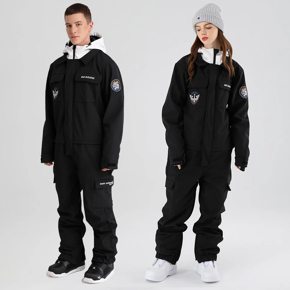 Women Ski Overalls Jumpsuit Outdoor Snow Suits Waterproof Snowboard Jacket Suit ski jacket kids snow suit