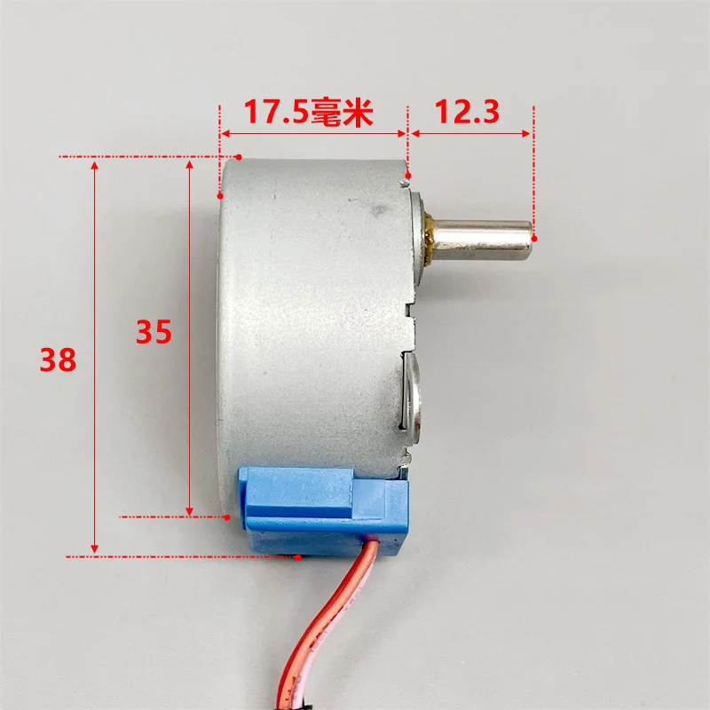 Stepper motor 35BYJ46 35MM DC 12V Micro 4-Phase 5-Wire Permanent Magnet Stepping Mootr Mini Gear Reduction Stepper Motor for Air Conditioner