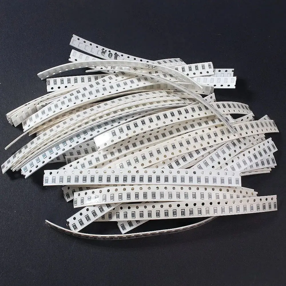 Smd Resistor Smd Chip Resistor 1500pcs 0603 0805 1206 SMD Film Resistor 0R~10M Accuracy 1% 60 Kinds*25pcs SMD Chip Resistor DIY Assorted Set of Resistors Kit